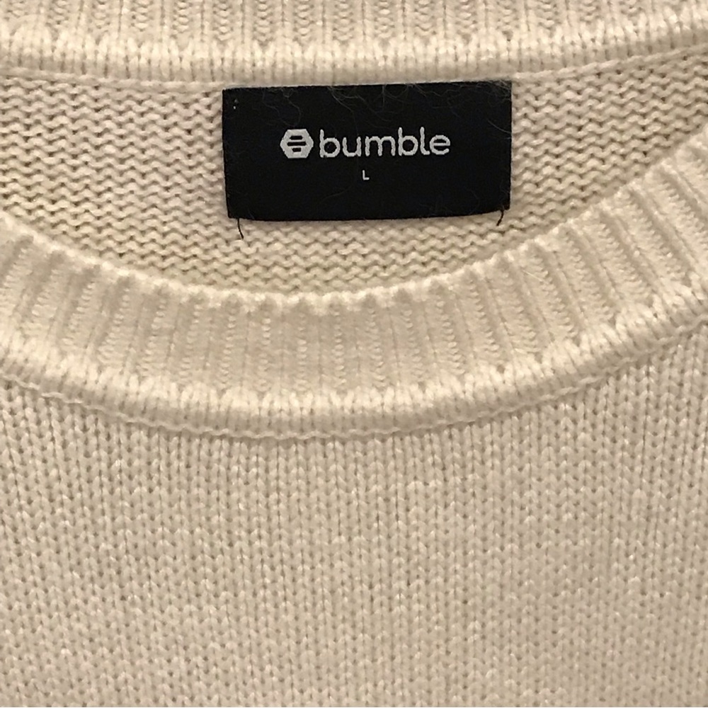 Acrylic BUMBLE Crew Neck Sweater - LG - Picture 5 of 7